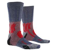 X-SOCKS Trek Path Socks Socks, Unisex Adulto, Midnight Blue/Dark Ruby, 35-38