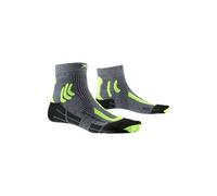 X-SOCKS Trek Retina Calcetines de corte bajo (gris melange/amarillo pitón)