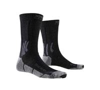 X-Socks - Trek Silver Opal Black/Dolomite Grey Melange de Lana - Talla 35-38 - Negro Negro 35-38