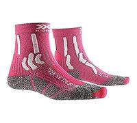 X-Socks Trek X Ctn Jr, Calcetines, Unisex niños, Flamingo Pink/Arctic White, 27-30