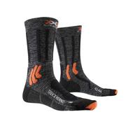X-Socks - Trek X Merino Grey Duo Melange/X-Orange/Black de Lana - Talla 35-38 - Gris Gris 35-38