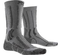 X-SOCKS Trek X Merino Light Socks Calcetines De Senderismo Trekking Hombre Mujer Socks Calcetines, Unisex Adulto, Grey Multi Melange/Grey Melange, 42/44