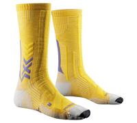 X-Socks Trekking Perform Merino Crew, Calcetines, Unisex adulto, Flax Gold/Amethyst, 39-41