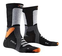 X-SOCKS X-Country Race 4.0 Invierno Calcetines De Esquí, Hombre, Black/Stone Grey Melange, 42/44