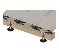X-STEP 2-349-005-0000-09 Tornillo para terraza M8 x 60, Acero Inoxidable A2 con Tuerca, Set de 50 Piezas
