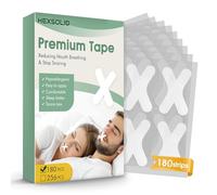 X Tiras Bucales para Dormir Antironquidos Mouth Tape for sleeping Cinta Bucal para Dormir anti snoring Guía de Respiración NasalMejorar el Sueño (180PCS)