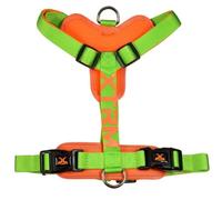 X-TRM Cronos Neón Arnés Verde para perros