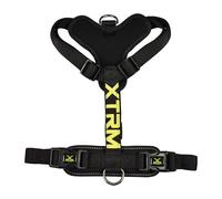 X-TRM Cronos Neon Flash Arnés Negro para perros