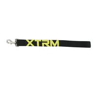 X-TRM Neón Flash Correa Corta negra para perros
