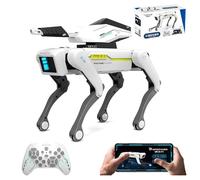 X-Verse RC Perro Robot para Niños Juguete teledirigido, Programable Música Danza Perro Robot, Disparando Bombas de Agua Voz e Interactuar, Regalos para Niños, Niñas 3-12 Años