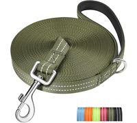X XBEN Correa Perro Adiestramiento, 20M Correa Perro Larga, Acolchado Cómodo, Correa de Adiestramiento para Perros Grande y Pequeño, Reflectante y Resistente, para Entrenar, Acampar, Pasear
