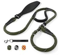 X XBEN Retrieverleine, 180 cm Línea de Perro Retriever con Agarre cómodo, Correa de Perro rápida de Ajuste, Correa de Entrenamiento Resistente y Resistente al Clima, 12 mm, Verde