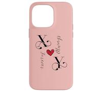 X & Y - Iniciales para parejas, boda, aniversario, Mr & Mrs Carcasa para iPhone 14 Pro Max