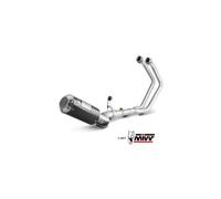 MIVV Silenciador tubo de escape Full Carbono para Yamaha YZF R3 2015-2023