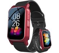 X&Z-XAOY Vigilamiento Inteligente De Edad Avanzada con Detección De Otoño,GPS,SOS Call Sistemas De Alarma De Otoño para Personas Mayores Vigilante De Rastreador para La Demencia Alzheimer(Red)