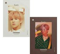 X1 KIM WOO SEOK [TASTY] 2nd Desire Album [ CREAM / COOKIE ] RANDOM Ver. CD+1p UNFOLDED POSTER+Photo Book+Picture+Card+etc K-POP SEALED+TRACKING CODE