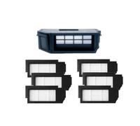 X1 Omni, Compatible Con Ecovacs, Filtro De Cubo De Basura | Filtro de repuesto for caja de polvo compatible con T10 Omni, tanque de agua limpia(Dustbin add 6Filters)