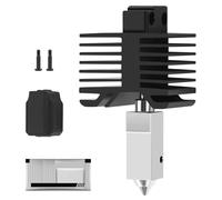 X1 P1 Hotend 0.4mm Compatible with Bambulab X1/P1/X1C/X1E/P1S/P1P Impresora 3D High Temp&Fast Speed Boquilla de Acero Endurecido+Bloque Calentador de Latón Cromado
