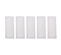 X10 - Filtro de vacío para Medion, paquete de 5 unidades, repuesto con limpiador de carcasa de plástico, papel de filtro plisado, lavable, diseño de trampa de polvo para filtración eficiente del aire