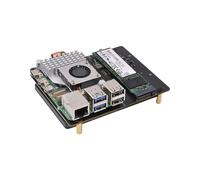 X1006 PCIe A 2,5 Pulgadas SSD/HDD+M.2 2280 SSD Shield para Raspberry Pi 5 NO Admite Arranque Desde SSD