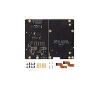 X1006 PCIe A 2,5 Pulgadas SSD/HDD+M.2 2280 SSD Shield para Raspberry Pi 5 NO Admite Arranque Desde SSD
