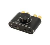 X15H 15WX2 Amplificador de Audio Estéreo Digital de Potencia Amplificador Teatro Control Remoto HIFI 5.1 Placa Amplificadora Negro