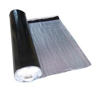 X1NGFU Cinta de Betún Autoadhesiva de Aluminio,Cinta de Sellado de Butilo,Tela Asfaltica de Aluminio Impermeable,Aislamiento Térmico,para Fugas,Ruptura de Tuberías,Ancho X Largo (0.2x3m)