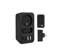 x2 + 4xUSB toma de corriente, distribuidor con 2 MCE249 F/B