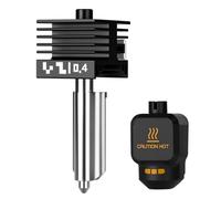 X2D/P2S Alta Velocidad Integrado Quick Swap Hotend, Boquilla Acero Endurecido de 0.4mm Recambio para Hot End Extrusora Alta Temperatura con Cubierta Silicona Compatible with Bambu Lab P2S Impresora 3D