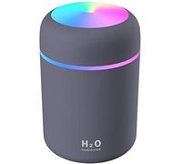 x2DfY7p Domésticos Mini humidificador portátil USB pequeño neblina Fresco humidificador Personal con luz de Noche LED for el Dormitorio de Viaje Oficina de Viaje de Escritorio Negro(Nero)