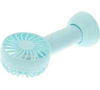 x2DfY7p Domésticos Mini Ventilador eléctrico de Escritorio for Estudiantes, Recargable por USB, de Bolsillo, pequeño(Sky-Blue)