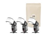 X3 difusor Flexible Universal Flash Externo Compatible con Todas Las Marcas Photo Nikon Canon Yongnuo Sony Pentax Olympus Vivitar Godox, etc. - Francesa Adaptable ...