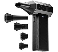 X3 Mini Plumero eléctrico de Aire comprimido, soplador de Polvo Ajustable de 3 Engranajes con Carga rápida y protección contra sobrecalentamiento, Potente Aspirador de 110.000 RPM para Limpieza de