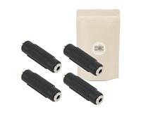 X4 Acoplador Jack Jack 3,5 mm Hembra - Adaptador estéreo Femenino Minijack Conector Cable de extensión ADAPTANTE France