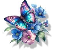 x4 Vinilo adhesivo de flores, cubre marcas, no transparente, impermeable, diseños florales de arte, 1 de 20 cm de alto, ideal para inodoros o coche. 3 de 7 cm de alto, ideal para fundas de teléfono