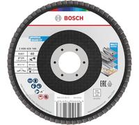 X451 Flap Disc, 125 x 22.23 mm, G40, T27, 15 pcs | para Acero, Aluminio, Grano 40, Professional Accesorios Amoladora pequeña