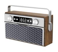 X5 - Altavoz inalámbrico portátil con Bluetooth, tarjeta inalámbrica, audio doble, subwoofer para exteriores (plata)