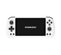 X55 - Consola de juegos portátil con pantalla IPS de 128G de 5.5 pulgadas, salida HDMI, batería de 4000 mAh, dispositivo de juego retro de código abierto para adolescentes y adultos (blanco 128G)