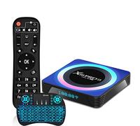 X88 Pro 13 Android 13.0 TV Box, 4GB RAM 64GB ROM RK3528 CPU Smart Set Top Box Incorporado 2.4G / 5G WiFi Bluetooth 4.2, Videos 3D 8K UHD, con Mini Teclado Inalámbrico,4gb+64gb