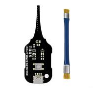 XA5 Herramienta de detección de inductor probador de bobina de placa base con estado de luz verde, uso simple de un botón, sensor electromagnético de alta precisión para mantenimiento de electrónica y