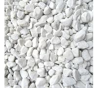 Xabian 1 kg - 5 kg - 10 kg - 20 kg Piedras Decorativas Color Blanco 7 - 15 mm, Piedra, Blanco, 5 Kilo