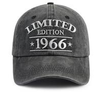 XacaYuerp Gorra de béisbol bordada divertida para mujeres y hombres de edición limitada de 1960, 1961, 1962, 1963, 1964, 1965, 1966, 1967, 1969, Negro, talla única