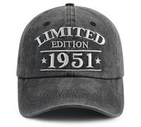 XacaYuerp Gorra de béisbol Bordada Divertida para Mujeres y Hombres, edición Limitada de 1950, 1951, 1952, 1953, 1954, 1955, 1956, 1957, 1957, 1959, Negro -, Talla única