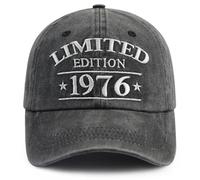 XacaYuerp Gorra de béisbol Bordada Divertida para Mujeres y Hombres, edición Limitada de 1970, 1971, 1972, 1973, 1974, 1975, 1976, 1977, 1977, 1979, Negro -, Talla única