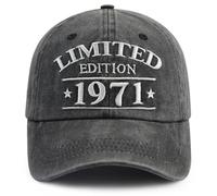 XacaYuerp Gorra de béisbol bordada divertida para mujeres y hombres, edición limitada de 1970, 1971, 1972, 1973, 1974, 1975, 1976, 1977, 1977, 1979, Negro, talla única