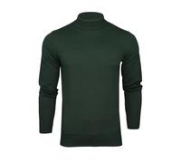 Xact Suéter de cuello falso para hombre de algodón puro - Suéter de cuello alto de punto premium, suéter de invierno suave y transpirable, jersey de punto ligero y cálido, aspecto elegante y ajustado