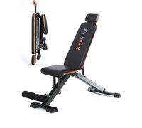 XADMAX Banco Musculación, Banco de Pesas - Muy Robusto y Resistente, Soporta 360 KG Reales, Ideal para Ejercicios de Gimnasio en Casa, Fácilmente Plegable, Gym en Casa, Press Banca, Maquina Gimnasio