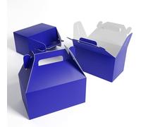 XAGLVV 24 cajas de regalo de fiesta de color sólido, 6.2 x 3.5 x 3.5 pulgadas, cajas de papel para regalos de fiesta, caja de fiesta pequeña, cajas de dulces de golosinas, cajas de recuerdos de