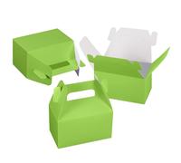 XAGLVV 24 cajas de regalo de fiesta de color sólido, 6.2 x 3.5 x 3.5 pulgadas, cajas de papel para regalos de fiesta, caja de fiesta pequeña, cajas de dulces de golosinas, cajas de recuerdos de