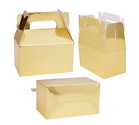 XAGLVV 24 cajas de regalo de fiesta de color sólido, 6.2 x 3.5 x 3.5 pulgadas, cajas de papel para regalos de fiesta, caja de fiesta pequeña, cajas de dulces de golosinas, cajas de recuerdos de